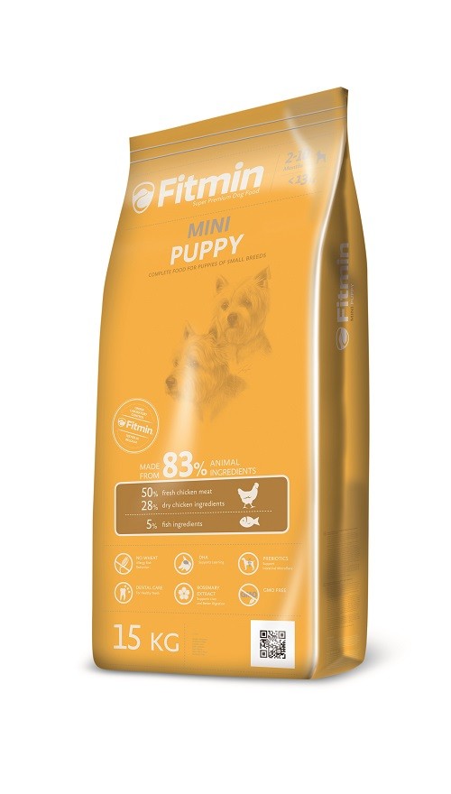 דוגנט מזון לכלבים - גור עד שנה - פיטמין Fitmin מיני 15 ק"ג